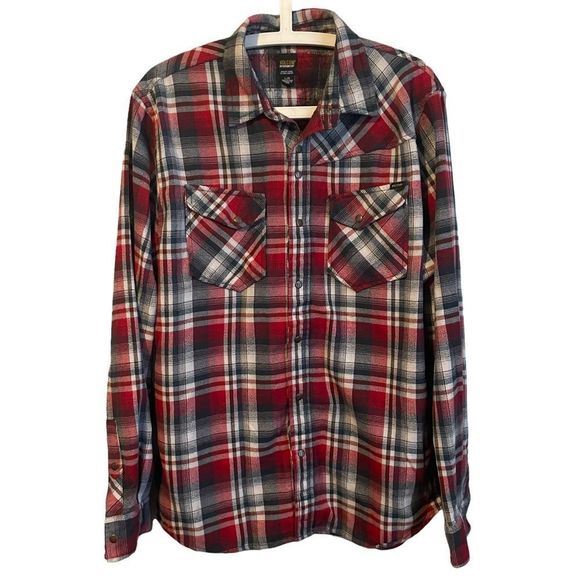Volcom Other - Volcom Workwear mens snap flannel
